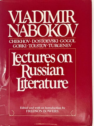 Item #15252 Lectures on Russian Literature. Chekhov. Dostoevsky. Gogol. Gorki. Tolstoy. Turgenev....