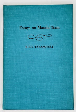 Item #15341 Essays on Mandelstam. K. Taranovsky