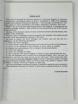 Everyday dialogues. English-Russian conversation guide. Book 2. Бытовые диалоги. Англо-русский разговорник. Часть вторая