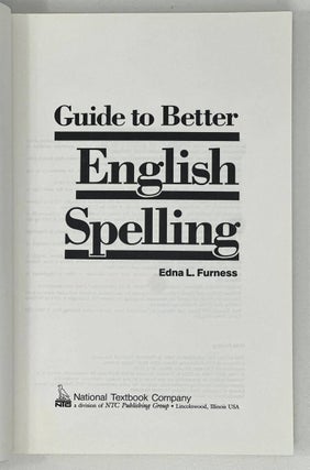 Guide to better. English Spelling
