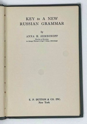 Key to a new Russian grammar