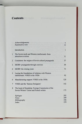 Western Intellectuals and the Soviet Union, 1920-40: From Red Square to the Left Bank