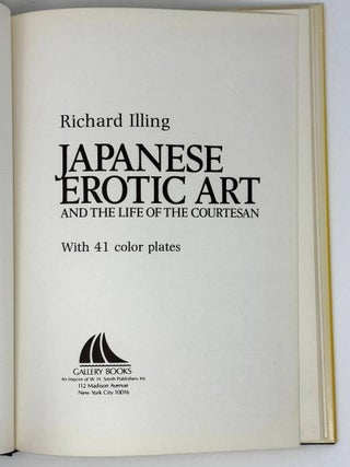 Japanese erotic art and the life of the courtesan