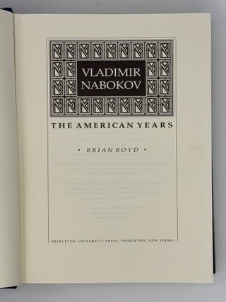 Vladimir Nabokov. American years.