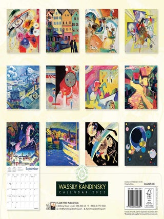 Wassily Kandinsky Wall Calendar 2025