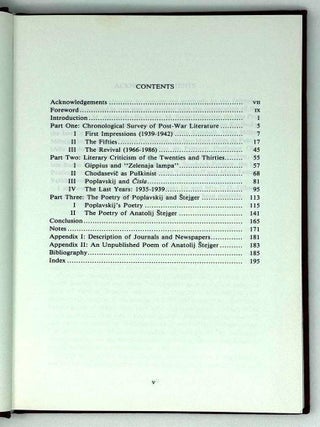 Russian poetry and criticism in Paris from 1920 to 1940