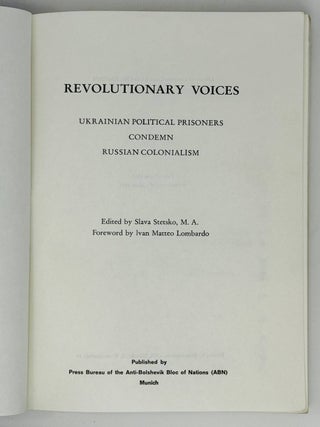 Revolutionary voices. Ukrainian political prisoners condemn Russian colonialism.