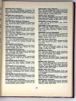 Книга памяти воинов-евреев, павших в боях с нацизмом. 1941-1945. Три тома