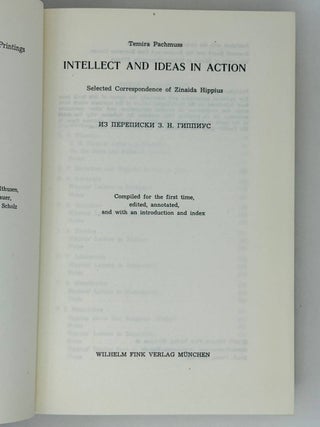 Из переписки З.П.Гиппиус / Selected Correspondence of Zinaida Hippius