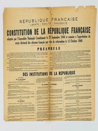 Constitution of French Republic