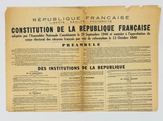 Constitution of French Republic