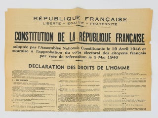 Constitution of French Republic