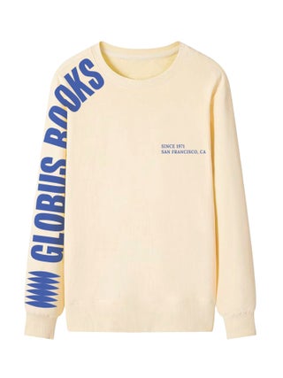 Item #29677 Sweatshirt White with Globus Books Logo