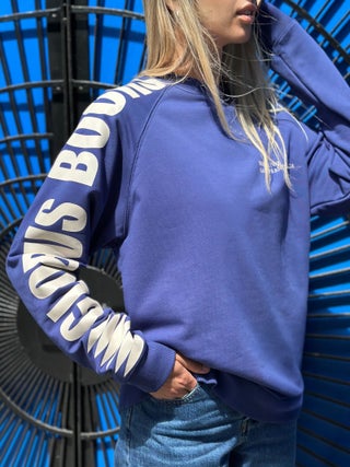 Sweatshirt Blue with Globus Books Logo