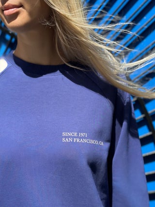 Sweatshirt Blue with Globus Books Logo