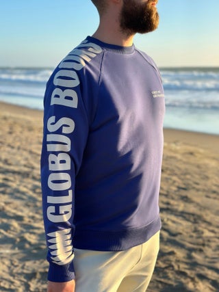 Sweatshirt Blue with Globus Books Logo
