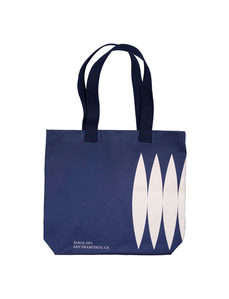 Item #29680 Tote Bag Blue with Globus Books Logo