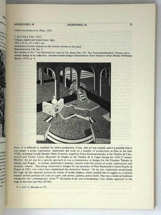 Russian Stage Design. Scenic Innovation, 1900-1930