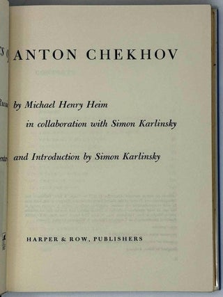 Letters of Anton Chekhov