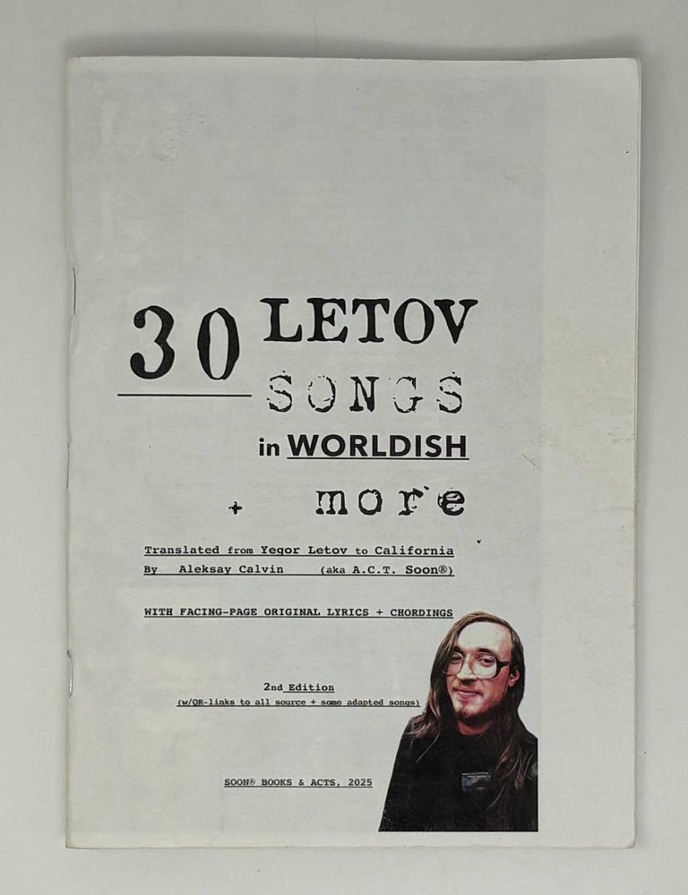 Item #32103 30 Letov Songs in Worldish and more. A. Calvin.