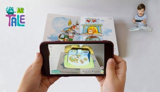 Kolobok [Колобок]. Tales books for kids in Ukrainian and English with Augmented Reality
