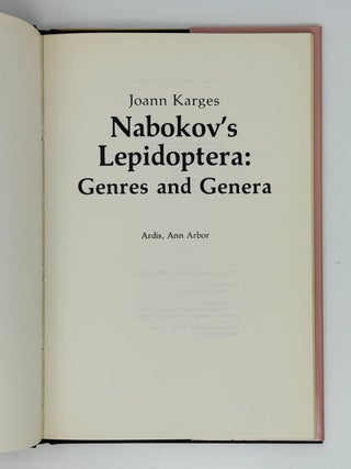 Nabokov's Lepidoptera: Genres and Genera