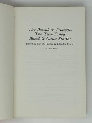 The Barsukov Triangle, The Two-Toned Blond & Other Stories