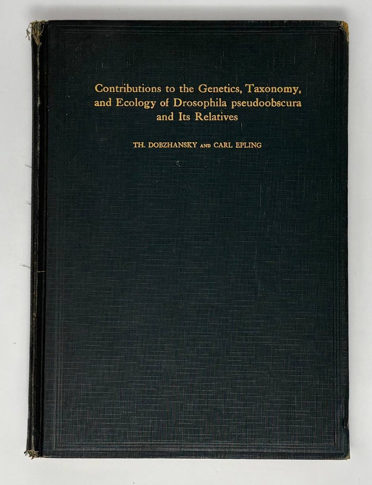 Item #34502 Contributions to the Genetics, Taxonomy, and Ecology of Drosophila pseudoobscura and its Relatives. Th. Dobzhansky, С., Epling.
