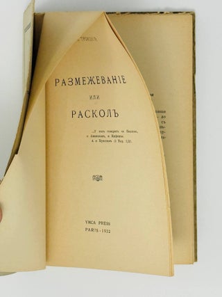 Размежевание или Раскол