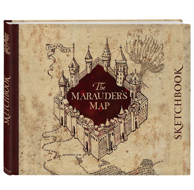 Item #4333 Скетчбук. Гарри Поттер. Карта мародеров (The Marauder's Map)
