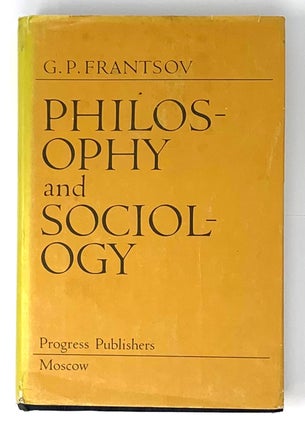 Item #5244 Philosophy and Sociology. G. P. Frantsov