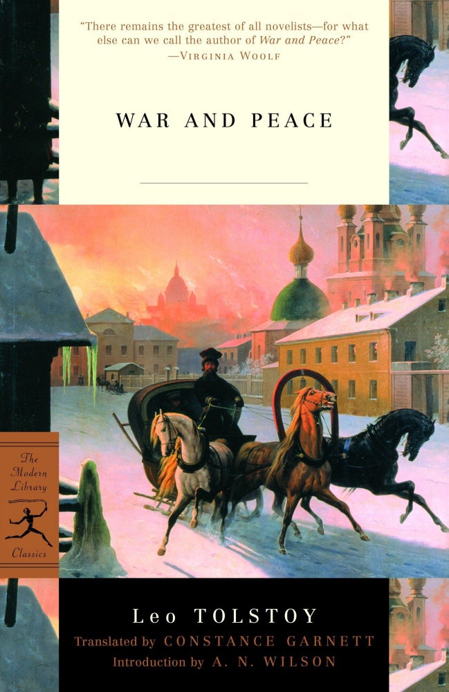 Item #5969 War and Peace (Modern Library Classics). Leo Tolstoy.